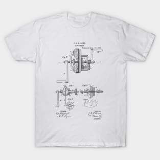 Saw Gummer Vintage Patent Hand Drawing T-Shirt